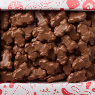 1kg Milk Raspberry Frogs - Gift Box