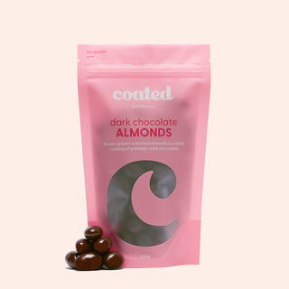 Dark Chocolate Coated Almonds - Coated Australia - Melbourne Chocolates