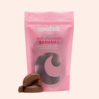 Milk Chocolate Coated Bananas - Coated Australia - Melbourne Chocolates
