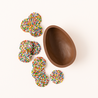 Milk Chocolate Speckles Loaded Half Egg