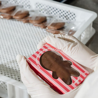 Milk Chocolate Coated Gingerbread Man