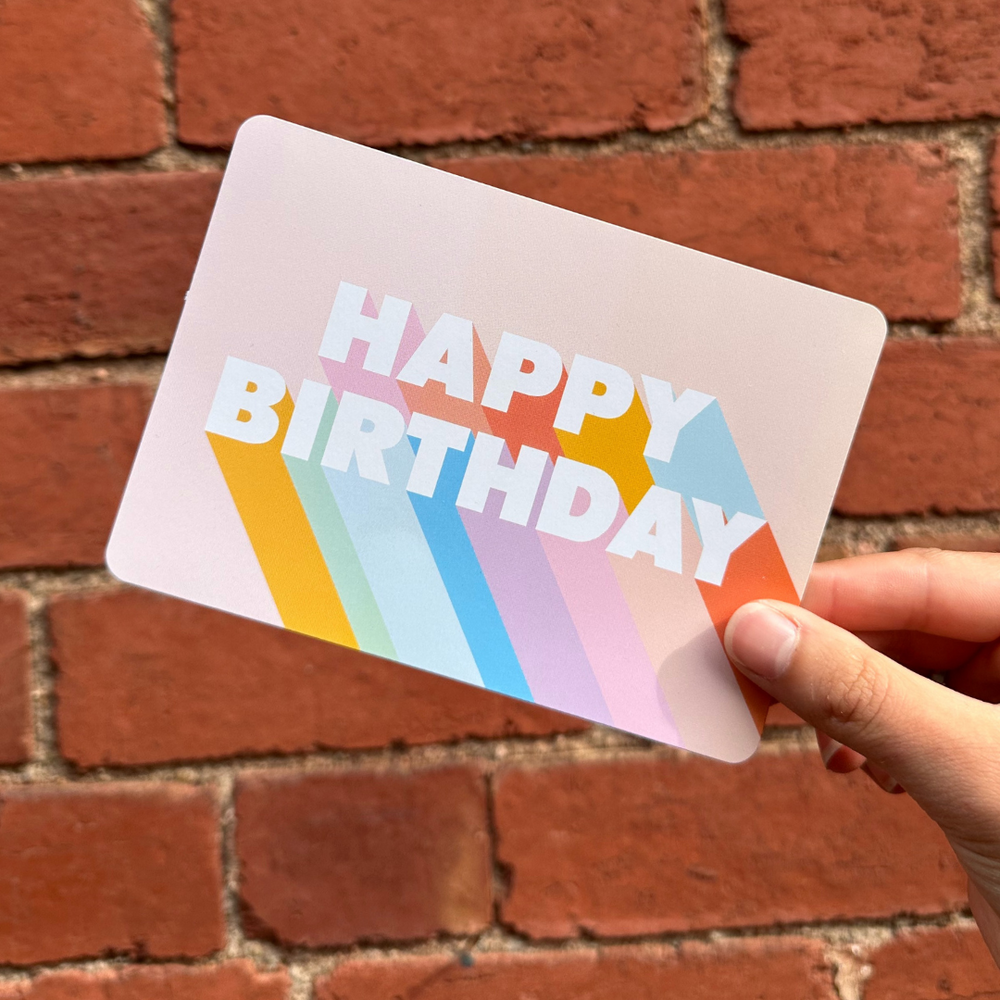 Happy Birthday - Gift Card