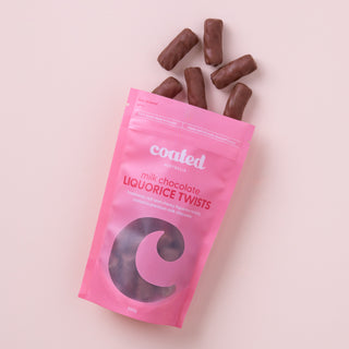 Milk Chocolate Liquorice Twists