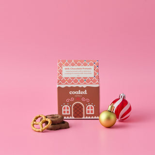 Christmas Cottage with Milk Chocolate Pretzels