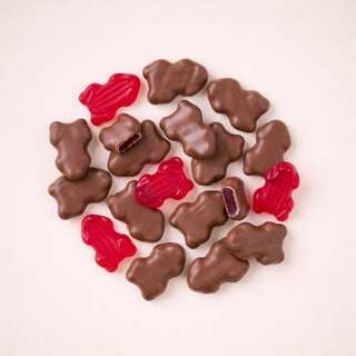 Milk Chocolate Raspberry Frogs