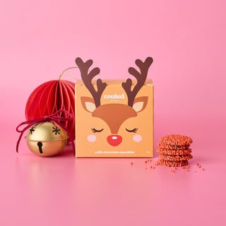 Reindeer Box with Milk Chocolate Speckles