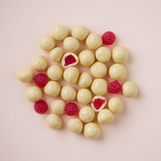 White Chocolate Raspberries