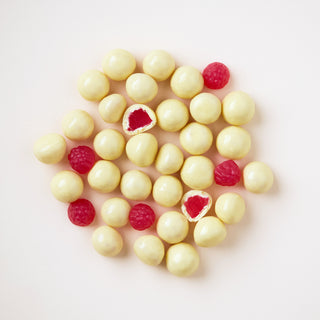 White Chocolate Raspberries