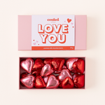 LOVE YOU Gift Box with Milk Chocolate Hearts